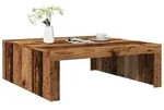 vidaXL Couchtisch Altholz-Optik 100x100x35 cm Holzwerkstoff