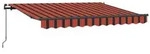 vidaXL Einziehbare Markise Orange 250 x 200 cm Stoff