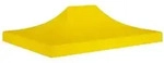 vidaXL Partyzelt-Dach 4,5x3 m Gelb 270 g/m2