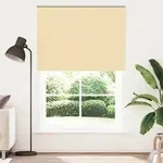 vidaXL Verdunkelungsrollo Beige 150x210 cm Stoffbreite 146,6 cm