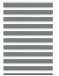 vidaXL Zebrarollo Dunkelgrau 110x150 cm Stoffbreite 105,9 cm Polyester