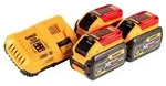 DeWalt DCB 118 X3 FlexVolt 54 V / 18 V Starter Set + 3x Akku 9,0 Ah