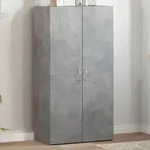 vidaXL Aktenschrank Betongrau 60x32x115 cm Holzwerkstoff