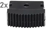Euroline Leiterfu&szlig; Alu-Vario-Klappleiter innen Paar 63x25 mm