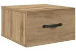 vidaXL Nachttisch Artisan-Eiche 35 x 35 x 20 cm Holzwerkstoff