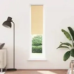 vidaXL Verdunkelungsrollo Beige 45x230cm Stoffbreite 40,7 cm Polyester