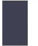 vidaXL Verdunkelungsrollo Marineblau 125x230 cm Stoffbreite 121,6 cm