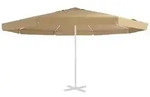 vidaXL Ersatzbezug f&uuml;r Sonnenschirm Taupe 515 cm