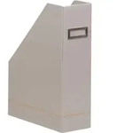 Rhodia Rhodiarama Stehsammler aus Kunstleder, 10x25x31cm - Silber 318831C