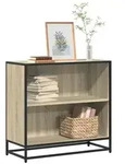 vidaXL B&uuml;cherregal Sonoma-Eiche 80,5x35x76 cm Holzwerkstoff