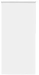 vidaXL Verdunkelungsrollo Wei&szlig; 115x230cm Stoffbreite 110,7cm Polyester