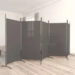 vidaXL 5-tlg. Paravent Anthrazit 433x180 cm Stoff
