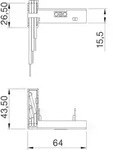 OBO Bettermann 6107801 &Uuml;SM-A-4T &Uuml;berspannungsschutz-Modul 1St.