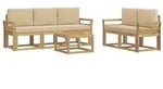 vidaXL Outdoor-Sofagarnitur 6 pcs