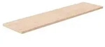 vidaXL Regalboden 80x20x1,5 cm Unbehandeltes Massivholz Eiche