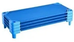 VEVOR Stapelbares Kinderbett 4er-Pack tragbare Kleinkinder-Schlafbetten,