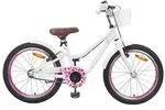 vidaXL Kinderfahrrad Mit St&uuml;tzr&auml;dern 18 Zoll f&uuml;r 5-7 Jahre alt Wei&szlig;