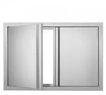 VEVOR Grill-Zugangst&uuml;r, 710 x 482 mm, Doppelte Au_enk&uuml;chent&uuml;r,...