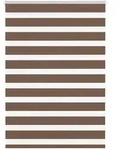 vidaXL Zebrarollo Braun 115x100 cm Stoffbreite 110,9 cm Polyester