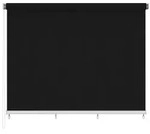 vidaXL Au&szlig;enrollo 350x230 cm Schwarz