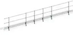 Layher Seitenschutz 3-teilig zum Alusteg 600 L&auml;nge 8 m