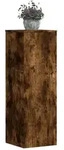 vidaXL Pflanzenst&auml;nder 2 Stk. R&auml;uchereiche 33x33x100 cm Holzwerkstoff