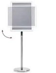 vidaXL A3 Pedestal Plakatst&auml;nder 2 St&uuml;ck Silber Aluminiumlegierung