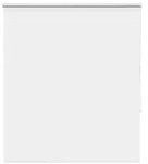 vidaXL Verdunkelungsrollo Wei&szlig; 125x130cm Stoffbreite 121,6cm Polyester