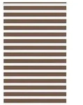 vidaXL Zebrarollo Braun 145x200 cm Stoffbreite 140,9 cm Polyester