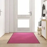 vidaXL Fu&szlig;matte Waschbar Rosa 120x250 cm
