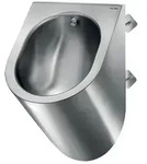 Delabie Urinal DELTA TC wandh. Anschl. von hinten Edst. 1.4301 sat