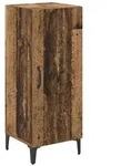 vidaXL Sideboard Wandmontiert Altholz 34,5 x 34 x 90 cm Holzwerkstoff