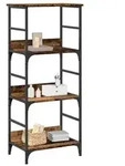 vidaXL B&uuml;cherregal Altholz-Optik 50x33x117,5 cm Holzwerkstoff