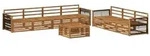 vidaXL Outdoor-Sofagarnitur 8 pcs Natur Massivholz Akazie