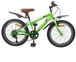 vidaXL Kinderfahrrad 24 Zoll 6-Speed f&uuml;r 8-12 Jahre alt Gr&uuml;n