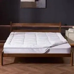 VEVOR Matratzenschoner Matratzenauflage Faserf&uuml;llung Abnehmbar Waschbar 25,4mm