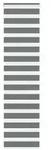 vidaXL Zebrarollo Dunkelgrau 55x200 cm Stoffbreite 50,9 cm Polyester