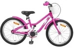 vidaXL Kinderfahrrad 18 Zoll f&uuml;r 5-7 Jahre alt Dunkelrosa