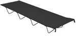 vidaXL Campingbett 180x60x19 cm Oxford-Gewebe und Stahl Schwarz