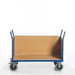 Dreiwandwagen,Tragl. 600kg,Ladefl. LxB 1200x780mm,Holzplatte,3 W&auml;nde,RAL5010,2