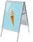 Kundenstopper A1 Set Eis