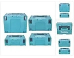 Makita Makpac Set Gr. 1 + 2 + 3 + 4 Transportbox und Werkzeugkiste