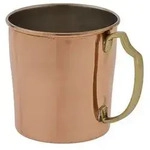 Bierkrug, Bierseidel - 0.55 L, Kupfer-Zinn, Handgefertigt