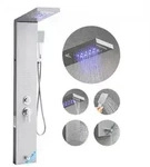 VEVOR Duschpaneel-Turmsystem (5 Modi) mit Regenwasserfall-Duschkopf & LED,...