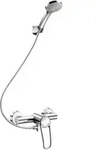 Delabie Duschsystem selbstentl. m. Armatur 2739EPS Securitouch,Stdd.
