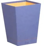 Rhodia Rhodiarama Papierkorb aus Kunstleder, 27x27x32cm - Saphir 318828C