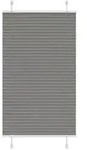 vidaXL Plissee Anthrazit 70x150 cm Stoffbreite 69,4 cm Polyester