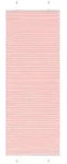 vidaXL Plissee Rosa 80x200 cm Stoffbreite 79,4 cm Polyester