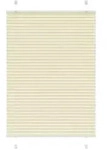 vidaXL Plissee Creme 100x150 cm Stoffbreite 99,4 cm Polyester