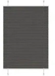 vidaXL Plissee Schwarz 85x150 cm Stoffbreite 84,4 cm Polyester